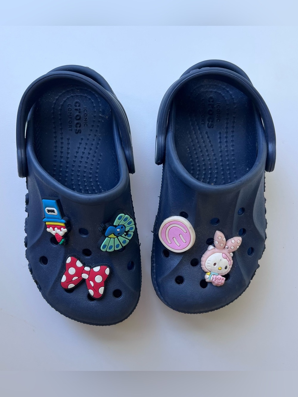 CROCS Toddler unisex C9 blue clogs